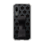 Slim Protection Case - STAND & RING RIBBON Black［ Rune Naito - RUNE Flower - Black ］