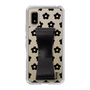 Slim Protection Case - STAND & RING RIBBON Black［ Rune Naito - RUNE Flower - Black ］