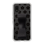 Slim Protection Case - STAND & RING RIBBON Black［ Rune Naito - RUNE Flower - Black ］