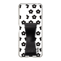 Slim Protection Case - STAND & RING RIBBON Black［ Rune Naito - RUNE Flower - Black ］