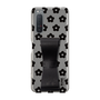 Slim Protection Case - STAND & RING RIBBON Black［ Rune Naito - RUNE Flower - Black ］