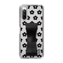 Slim Protection Case - STAND & RING RIBBON Black［ Rune Naito - RUNE Flower - Black ］