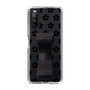 Slim Protection Case - STAND & RING RIBBON Black［ Rune Naito - RUNE Flower - Black ］
