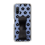 Slim Protection Case - STAND & RING RIBBON Black［ Rune Naito - RUNE Flower - Black ］