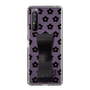 Slim Protection Case - STAND & RING RIBBON Black［ Rune Naito - RUNE Flower - Black ］