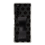 Slim Protection Case - STAND & RING RIBBON Black［ Rune Naito - RUNE Flower - Black ］