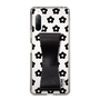 Slim Protection Case - STAND & RING RIBBON Black［ Rune Naito - RUNE Flower - Black ］