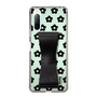 Slim Protection Case - STAND & RING RIBBON Black［ Rune Naito - RUNE Flower - Black ］