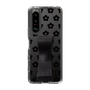 Slim Protection Case - STAND & RING RIBBON Black［ Rune Naito - RUNE Flower - Black ］