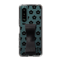 Slim Protection Case - STAND & RING RIBBON Black［ Rune Naito - RUNE Flower - Black ］