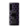 Slim Protection Case - STAND & RING RIBBON Black［ Rune Naito - RUNE Flower - Black ］