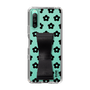 Slim Protection Case - STAND & RING RIBBON Black［ Rune Naito - RUNE Flower - Black ］