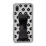 Slim Protection Case - STAND & RING RIBBON Black［ Rune Naito - RUNE Flower - Black ］