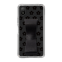 Slim Protection Case - STAND & RING RIBBON Black［ Rune Naito - RUNE Flower - Black ］