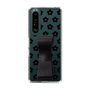 Slim Protection Case - STAND & RING RIBBON Black［ Rune Naito - RUNE Flower - Black ］