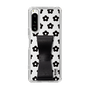 Slim Protection Case - STAND & RING RIBBON Black［ Rune Naito - RUNE Flower - Black ］