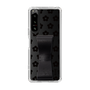 Slim Protection Case - STAND & RING RIBBON Black［ Rune Naito - RUNE Flower - Black ］