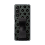 Slim Protection Case - STAND & RING RIBBON Black［ Rune Naito - RUNE Flower - Black ］