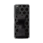 Slim Protection Case - STAND & RING RIBBON Black［ Rune Naito - RUNE Flower - Black ］