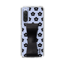 Slim Protection Case - STAND & RING RIBBON Black［ Rune Naito - RUNE Flower - Black ］