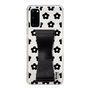 Slim Protection Case - STAND & RING RIBBON Black［ Rune Naito - RUNE Flower - Black ］