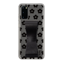 Slim Protection Case - STAND & RING RIBBON Black［ Rune Naito - RUNE Flower - Black ］