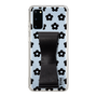 Slim Protection Case - STAND & RING RIBBON Black［ Rune Naito - RUNE Flower - Black ］
