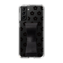 Slim Protection Case - STAND & RING RIBBON Black［ Rune Naito - RUNE Flower - Black ］