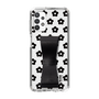 Slim Protection Case - STAND & RING RIBBON Black［ Rune Naito - RUNE Flower - Black ］
