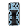 Slim Protection Case - STAND & RING RIBBON Black［ Rune Naito - RUNE Flower - Black ］