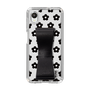 Slim Protection Case - STAND & RING RIBBON Black［ Rune Naito - RUNE Flower - Black ］