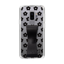 Slim Protection Case - STAND & RING RIBBON Black［ Rune Naito - RUNE Flower - Black ］