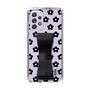 Slim Protection Case - STAND & RING RIBBON Black［ Rune Naito - RUNE Flower - Black ］