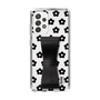 Slim Protection Case - STAND & RING RIBBON Black［ Rune Naito - RUNE Flower - Black ］