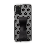 Slim Protection Case - STAND & RING RIBBON Black［ Rune Naito - RUNE Flower - Black ］