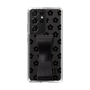 Slim Protection Case - STAND & RING RIBBON Black［ Rune Naito - RUNE Flower - Black ］