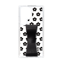 Slim Protection Case - STAND & RING RIBBON Black［ Rune Naito - RUNE Flower - Black ］