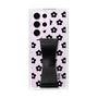 Slim Protection Case - STAND & RING RIBBON Black［ Rune Naito - RUNE Flower - Black ］