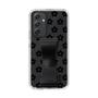 Slim Protection Case - STAND & RING RIBBON Black［ Rune Naito - RUNE Flower - Black ］