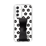 Slim Protection Case - STAND & RING RIBBON Black［ Rune Naito - RUNE Flower - Black ］