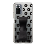 Slim Protection Case - STAND & RING RIBBON Black［ Rune Naito - RUNE Flower - Black ］