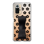 Slim Protection Case - STAND & RING RIBBON Black［ Rune Naito - RUNE Flower - Black ］