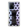 Slim Protection Case - STAND & RING RIBBON Black［ Rune Naito - RUNE Flower - Black ］