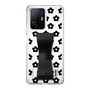 Slim Protection Case - STAND & RING RIBBON Black［ Rune Naito - RUNE Flower - Black ］
