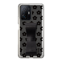 Slim Protection Case - STAND & RING RIBBON Black［ Rune Naito - RUNE Flower - Black ］