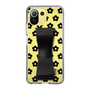 Slim Protection Case - STAND & RING RIBBON Black［ Rune Naito - RUNE Flower - Black ］