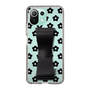 Slim Protection Case - STAND & RING RIBBON Black［ Rune Naito - RUNE Flower - Black ］