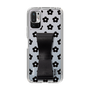 Slim Protection Case - STAND & RING RIBBON Black［ Rune Naito - RUNE Flower - Black ］