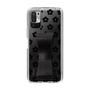 Slim Protection Case - STAND & RING RIBBON Black［ Rune Naito - RUNE Flower - Black ］