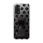 Slim Protection Case - STAND & RING RIBBON Black［ Rune Naito - RUNE Flower - Black ］
